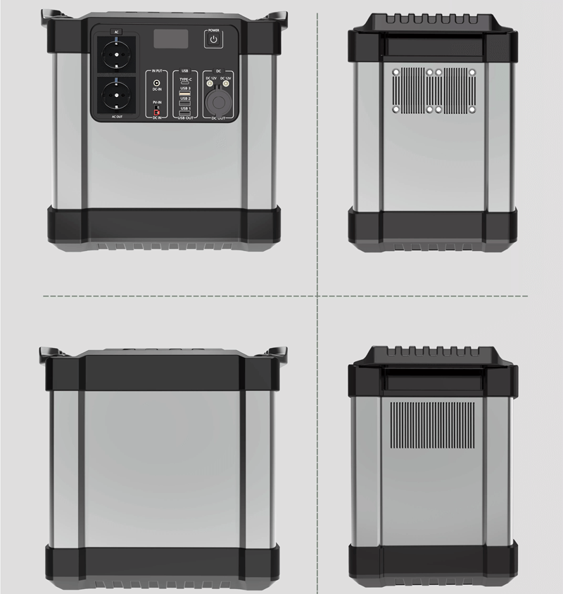 Dimensionen der Powerstation 2000 Watt