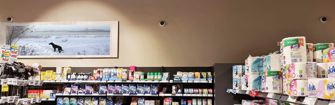 Videoüberwachung Supermarkt
