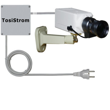 TosiStrom-extern 2K 4MP Realtime HD-Powerline-Kamera "Super-Tele-Vario-AI-CUT-Indoor"
