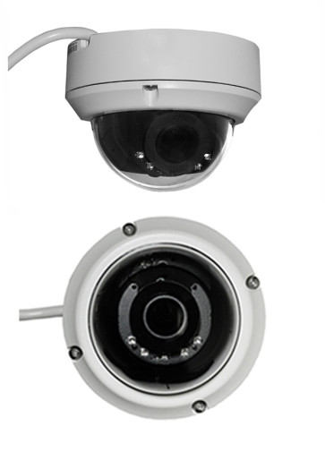 TosiNet Realtime 4K 8MP PoE-Dome-IP-Kamera "SONY-StarLight-Motor-Vario-Outside"