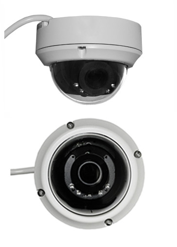 TosiStrom Realtime 2.5K 5MP Dome-IP-Kamera "Vario-Outside"