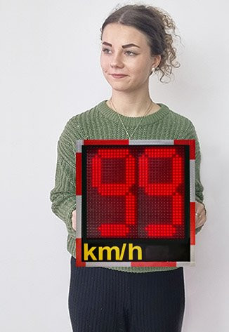 Geschwindigkeitsanzeigetafel TosiSpeed "MiniEasy-230" 