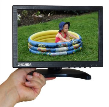 TosiVision 25,6 cm / 10,1" LCD-Monitor, HDMI/VGA/Video IN