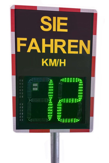 Geschwindigkeitsanzeigetafel TosiSpeed "Speedy-230" 