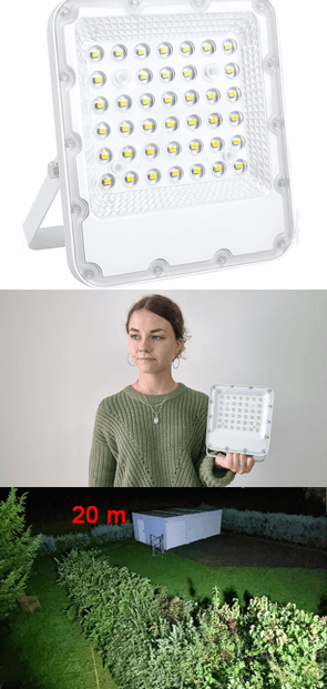 TosiFlut Fläche 20 kaltweiss LED-Strahler