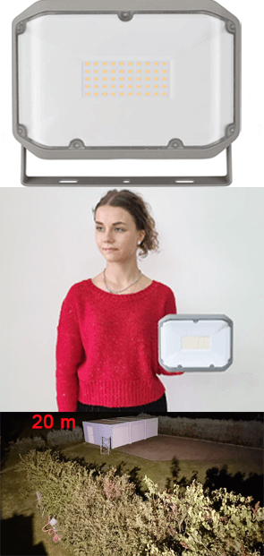 TosiFlut Fläche 20 warmweiss LED-Strahler