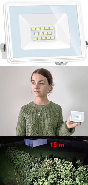 TosiFlut Mini 15 Fläche kaltweiss LED-Strahler