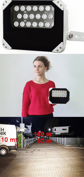 TosiFlut Kompakt 60/15 Linie warmweiss LED-Fluter