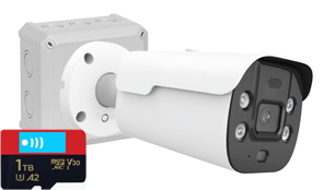 MemoCam 4K* autonom-WLAN "Alarmsound" Weisslicht + Infrarot
