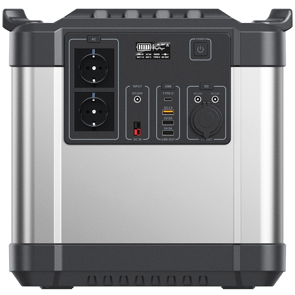 Powerstation 2000 Watt / 2200 Wh / 18 kg / Peak 4000 Watt