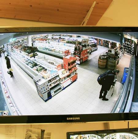 Supermarkt Multimonitor