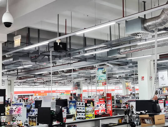 Videoüberwachung-Supermarkt