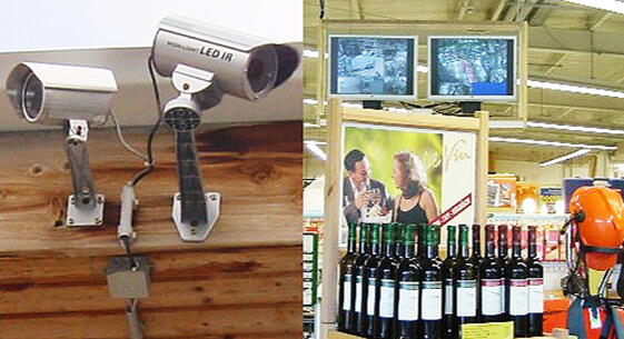 Baumarkt Überwachungskameras