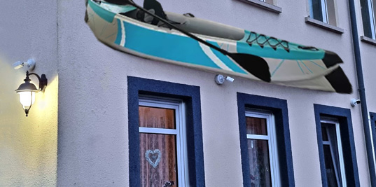 Videoüberwachung-Hausecke