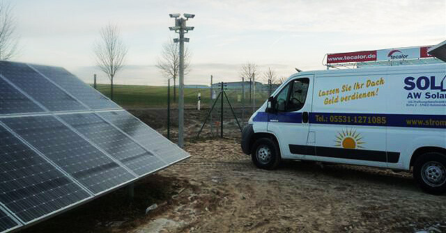 Videoüberwachung Solarpark
